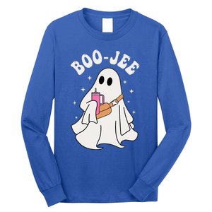 Spooky Season Cute Ghost Halloween Costume Boujee BooJee Long Sleeve Shirt