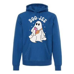 Spooky Season Cute Ghost Halloween Costume Boujee BooJee Premium Hoodie