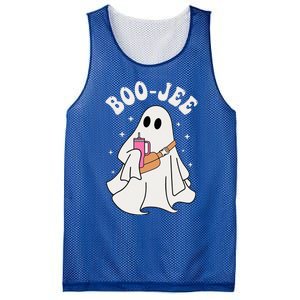 Spooky Season Cute Ghost Halloween Costume Boujee BooJee Mesh Reversible Basketball Jersey Tank