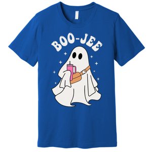 Spooky Season Cute Ghost Halloween Costume Boujee BooJee Premium T-Shirt