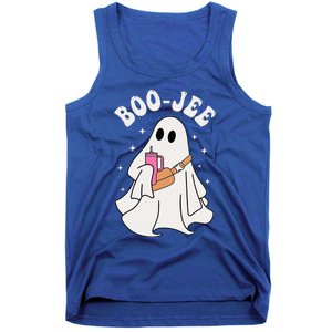 Spooky Season Cute Ghost Halloween Costume Boujee BooJee Tank Top