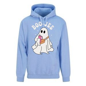 Spooky Season Cute Ghost Halloween Costume Boujee BooJee Unisex Surf Hoodie