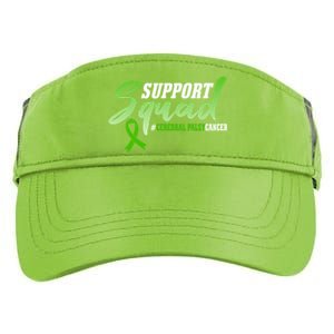 Support Squad Cerebral Palsy Cancer Survivors Ribbon Gift Adult Drive Performance Visor