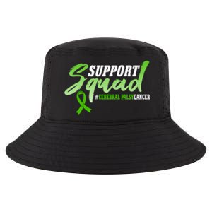 Support Squad Cerebral Palsy Cancer Survivors Ribbon Gift Cool Comfort Performance Bucket Hat