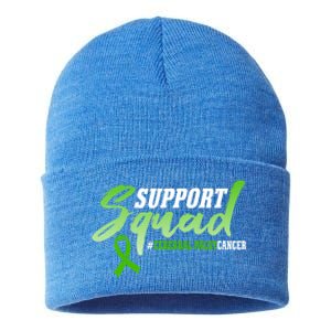 Support Squad Cerebral Palsy Cancer Survivors Ribbon Gift Sustainable Knit Beanie