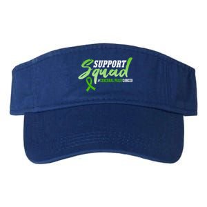 Support Squad Cerebral Palsy Cancer Survivors Ribbon Gift Valucap Bio-Washed Visor