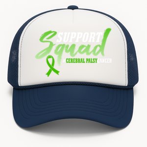 Support Squad Cerebral Palsy Cancer Survivors Ribbon Gift Trucker Hat