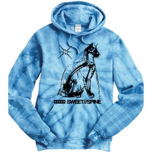 Sweet Spine Cat Tie Dye Hoodie