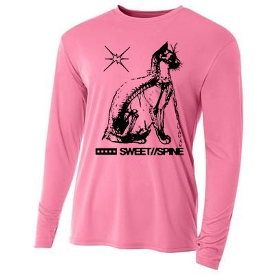 Sweet Spine Cat Cooling Performance Long Sleeve Crew