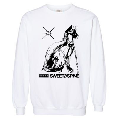 Sweet Spine Cat Garment-Dyed Sweatshirt