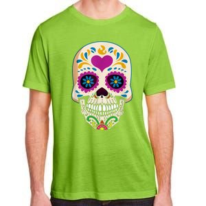 Sugar Skull Calavera Day Of The Dead Dia De Los Muertos Adult ChromaSoft Performance T-Shirt