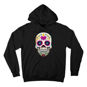 Sugar Skull Calavera Day Of The Dead Dia De Los Muertos Hoodie