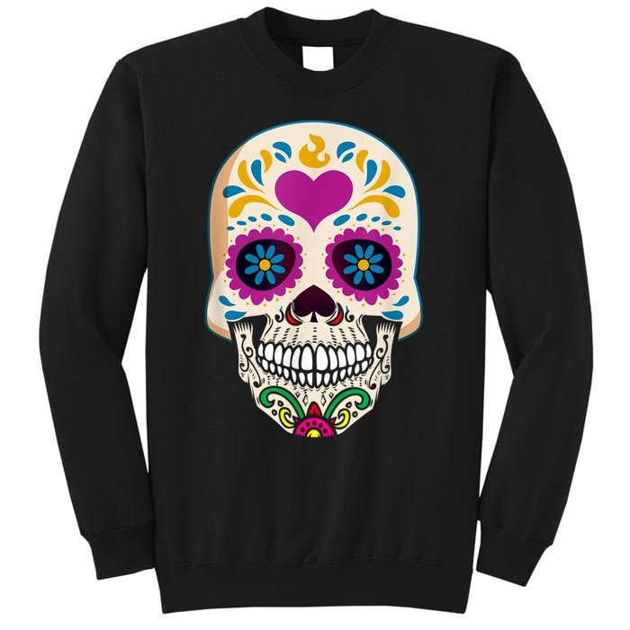 Sugar Skull Calavera Day Of The Dead Dia De Los Muertos Sweatshirt