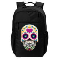 Sugar Skull Calavera Day Of The Dead Dia De Los Muertos Daily Commute Backpack