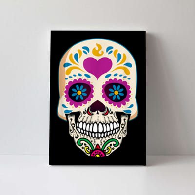 Sugar Skull Calavera Day Of The Dead Dia De Los Muertos Canvas