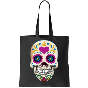 Sugar Skull Calavera Day Of The Dead Dia De Los Muertos Tote Bag