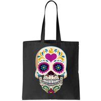 Sugar Skull Calavera Day Of The Dead Dia De Los Muertos Tote Bag