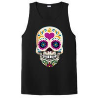 Sugar Skull Calavera Day Of The Dead Dia De Los Muertos PosiCharge Competitor Tank