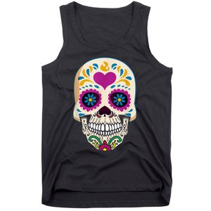 Sugar Skull Calavera Day Of The Dead Dia De Los Muertos Tank Top