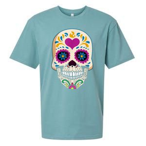 Sugar Skull Calavera Day Of The Dead Dia De Los Muertos Sueded Cloud Jersey T-Shirt