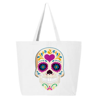 Sugar Skull Calavera Day Of The Dead Dia De Los Muertos 25L Jumbo Tote