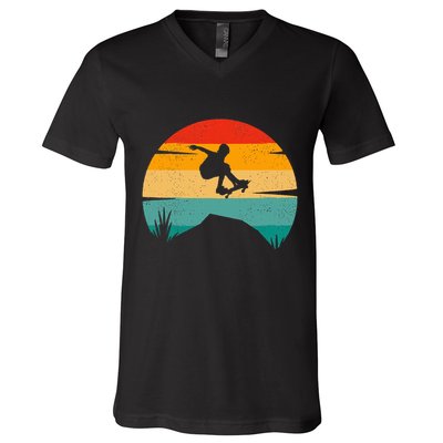 Skateboarding Skateboard Clothing Skateboarder Skateboard V-Neck T-Shirt