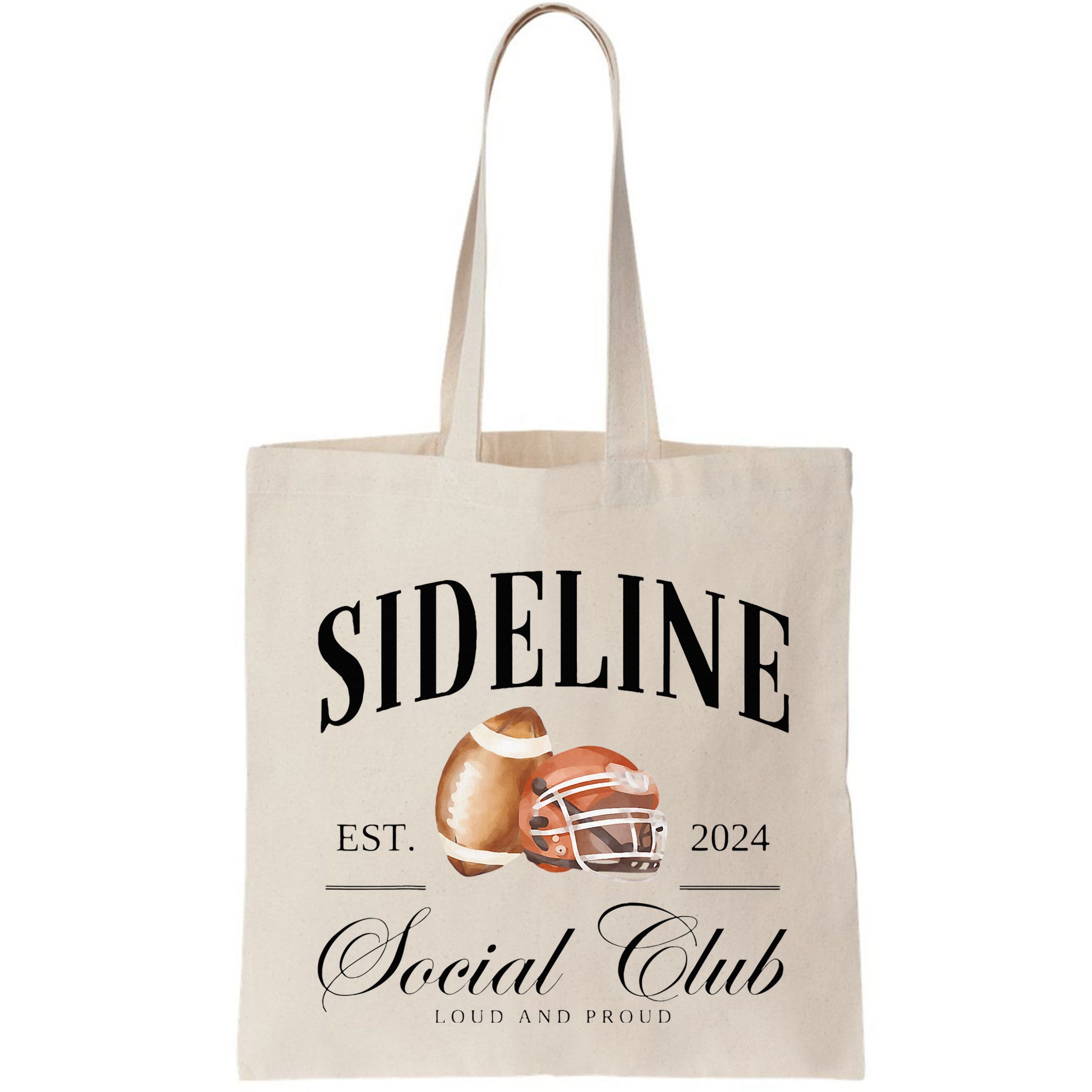 Sideline Social Club Loud And Proud Football Mom Bag