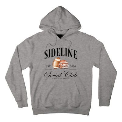 Sideline Social Club Loud And Proud Football Mom Tall Hoodie