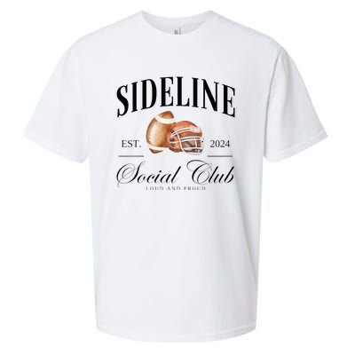 Sideline Social Club Loud And Proud Football Mom Sueded Cloud Jersey T-Shirt