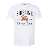 Sideline Social Club Loud And Proud Football Mom Softstyle CVC T-Shirt