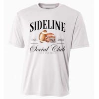 Sideline Social Club Loud And Proud Football Mom Cooling Performance Crew T-Shirt