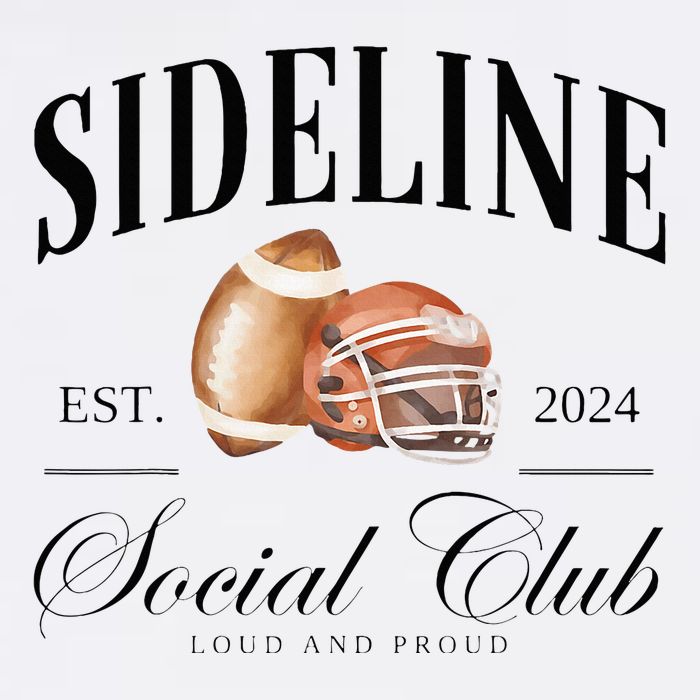 Sideline Social Club Loud And Proud Football Mom Cooling Performance Crew T-Shirt