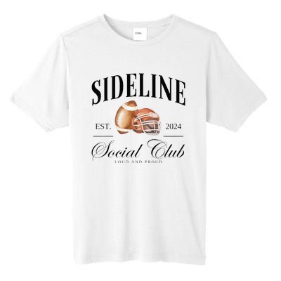 Sideline Social Club Loud And Proud Football Mom Tall Fusion ChromaSoft Performance T-Shirt