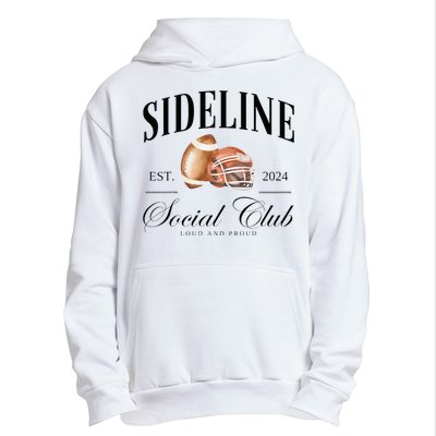 Sideline Social Club Loud And Proud Football Mom Urban Pullover Hoodie