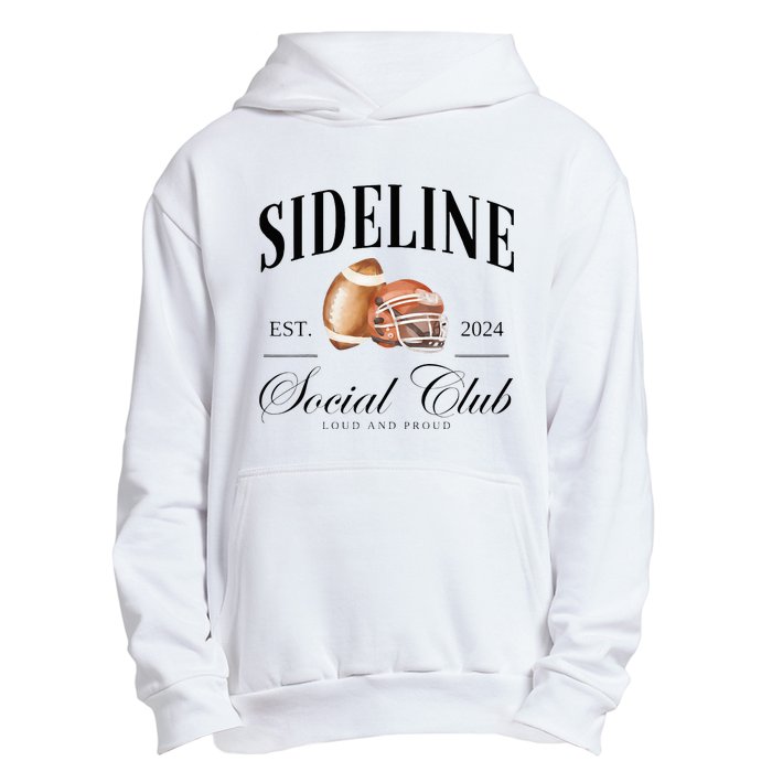 Sideline Social Club Loud And Proud Football Mom Urban Pullover Hoodie