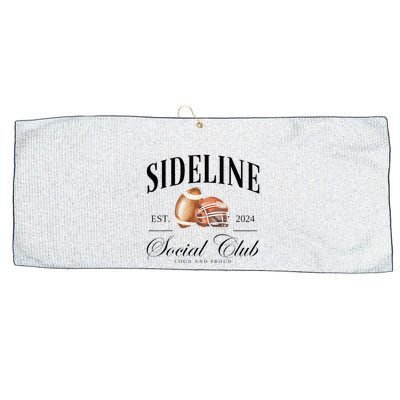 Sideline Social Club Loud And Proud Football Mom Large Microfiber Waffle Golf Towel