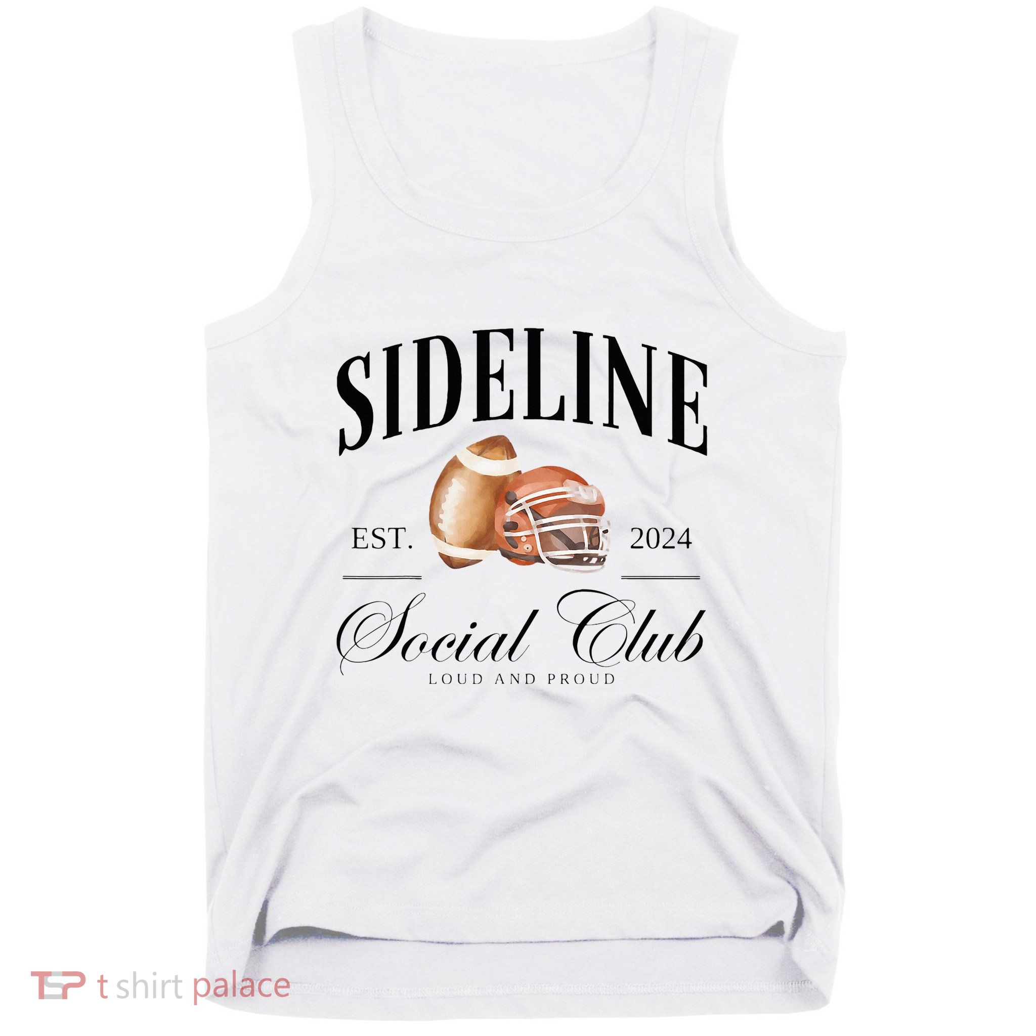 Sideline Social Club Loud And Proud Football Mom Tank Top
