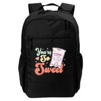 So Sweet Cute Heart Funny ICU ER Nurse Happy Valentines Day Daily Commute Backpack