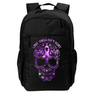 Sugar Skull Calavera Domestic Violence Awareness Daily Commute Backpack