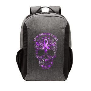 Sugar Skull Calavera Domestic Violence Awareness Vector Backpack