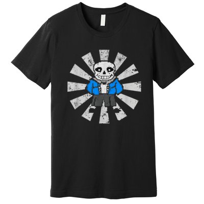 Sans Skeleton Cool Pixel Art Costume T Premium T-Shirt