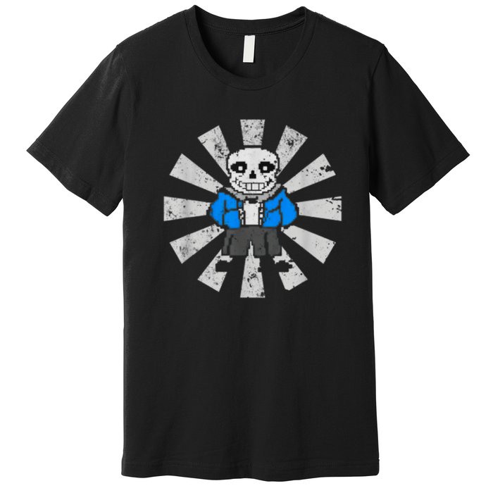 Sans Skeleton Cool Pixel Art Costume T Premium T-Shirt