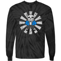 Sans Skeleton Cool Pixel Art Costume T Tie-Dye Long Sleeve Shirt