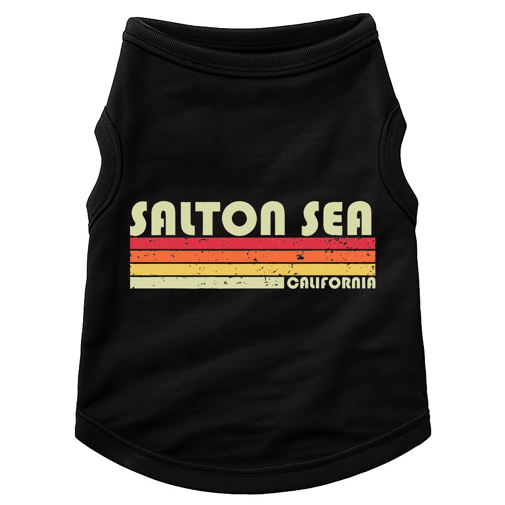 SALTON SEA CALIFORNIA Funny Fishing Camping Summer Gift Doggie Tank