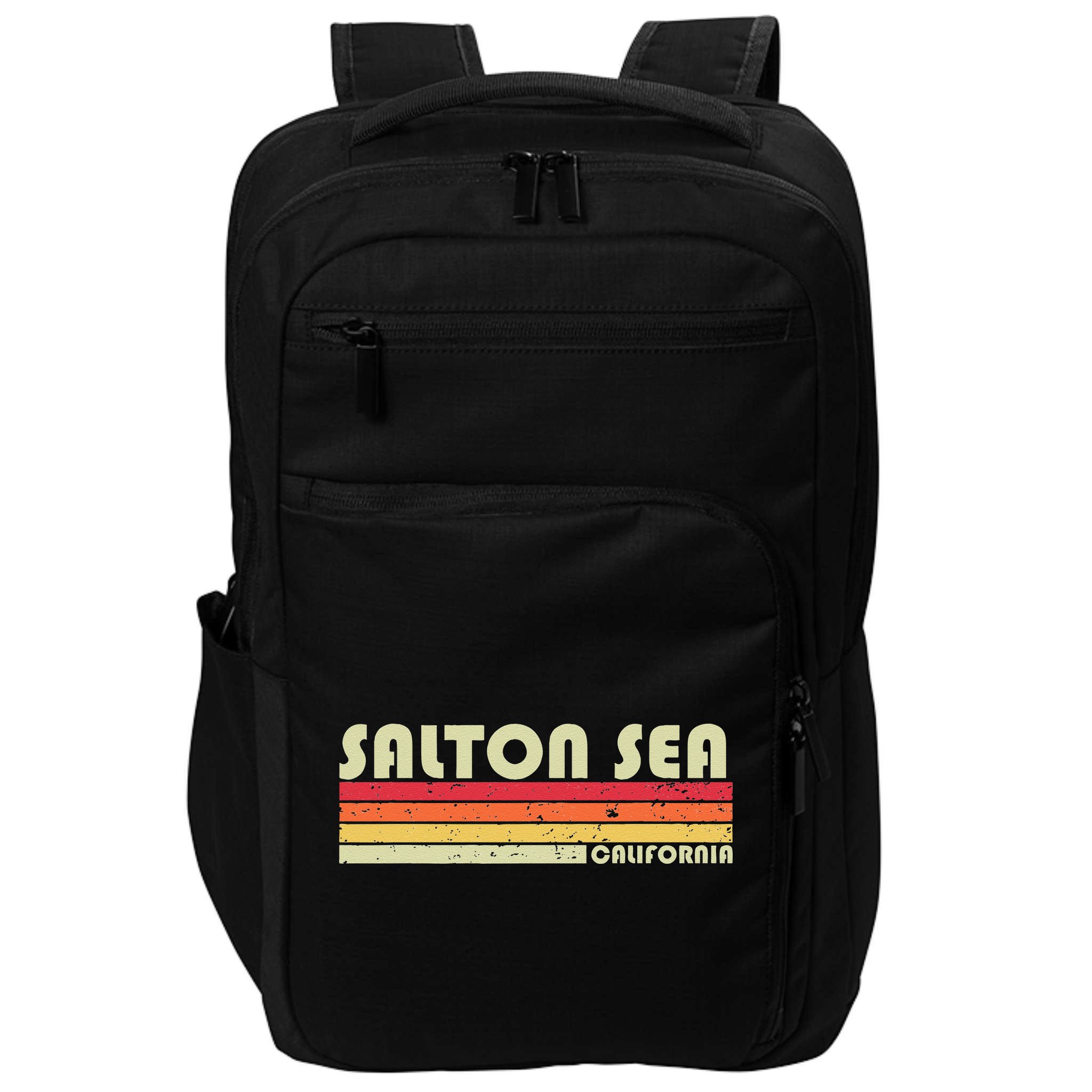 SALTON SEA CALIFORNIA Funny Fishing Camping Summer Gift Impact Tech Backpack