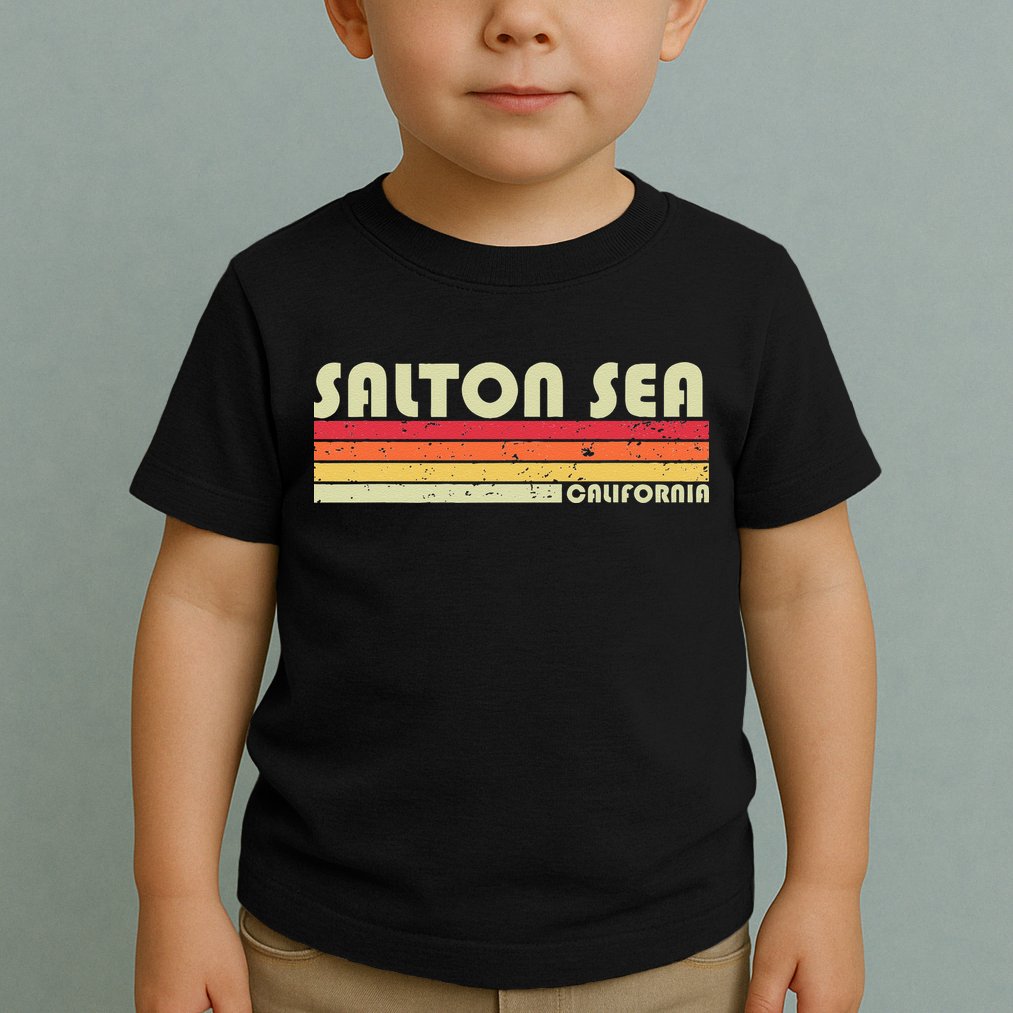 SALTON SEA CALIFORNIA Funny Fishing Camping Summer Gift Toddler T-Shirt