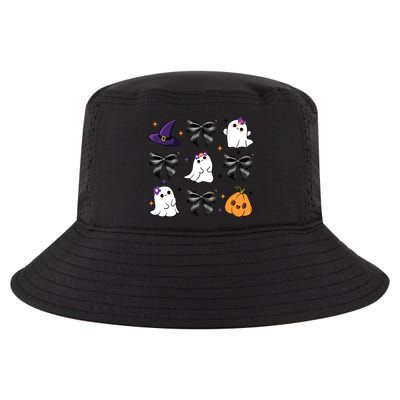 Spooky Season Cute Boo Ghost Coquette Halloween Cool Comfort Performance Bucket Hat