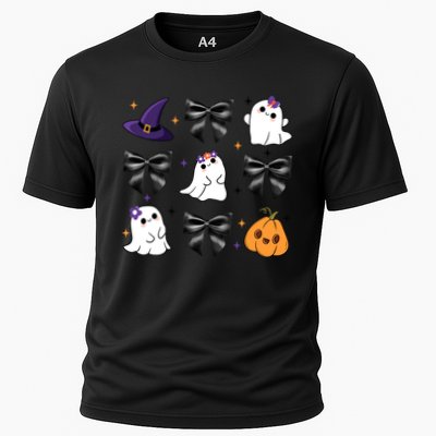 Spooky Season Cute Boo Ghost Coquette Halloween Performance Shirt