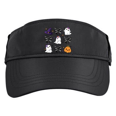Spooky Season Cute Boo Ghost Coquette Halloween Adult Drive Performance Visor