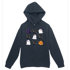 Spooky Season Cute Boo Ghost Coquette Halloween Urban Pullover Hoodie